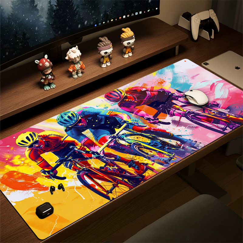 Mountain Biking Game - 1pc Bike Racing Gaming Mouse Pad