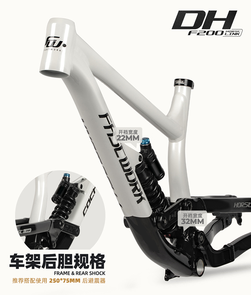 DH Full Suspension Frame Alumi - Mountain Biking Uk reseña y precio