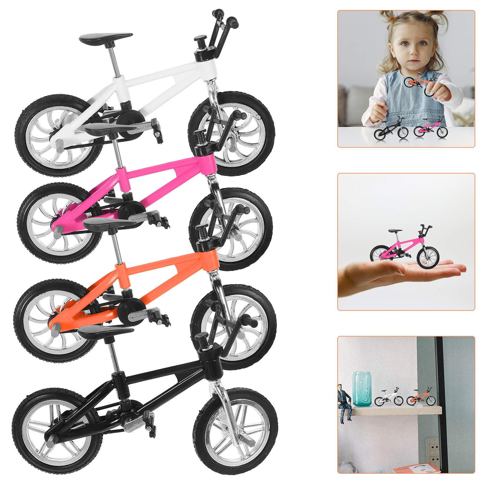 4Pcs Simulation Mini Bike Mode - Mountain Biking Game reseña y precio