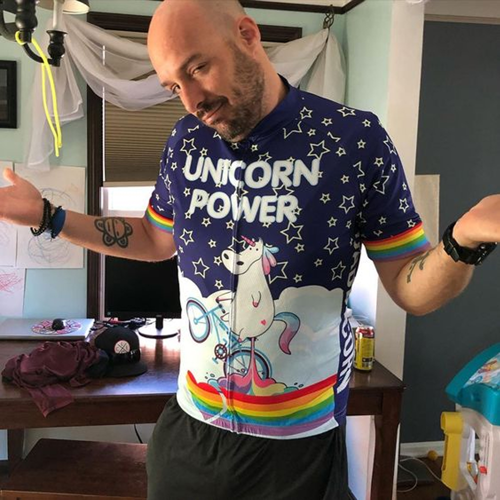 New Unicorn Cycling Jersey Men - Mountain Biking Outfit reseña y precio