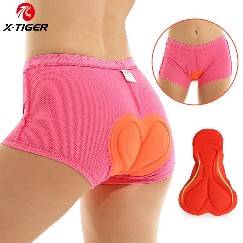 X-TIGER Cycling Underwear 3D P - Mountain Biking Shorts Women reseña y precio