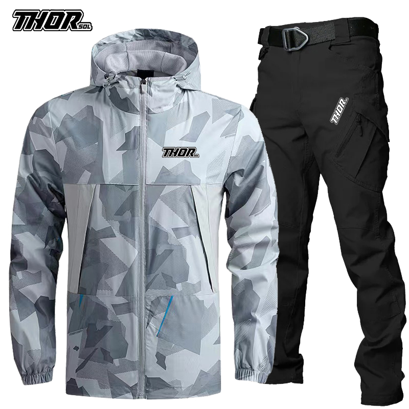 THORSOL Men Cycling Jersey Set - Mountain Biking Outfit reseña y precio