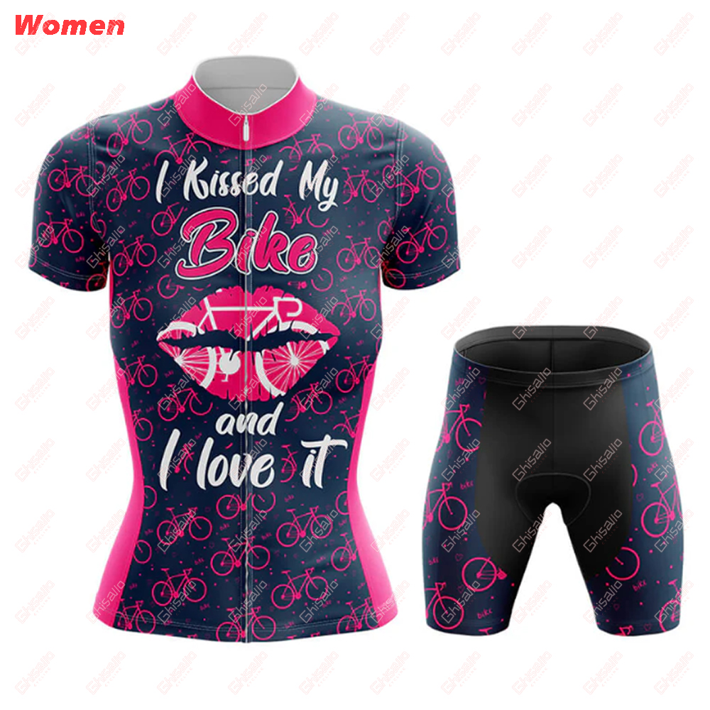 I Kissed My Bike Polyester Cyc - Mountain Biking Outfits Women reseña y precio