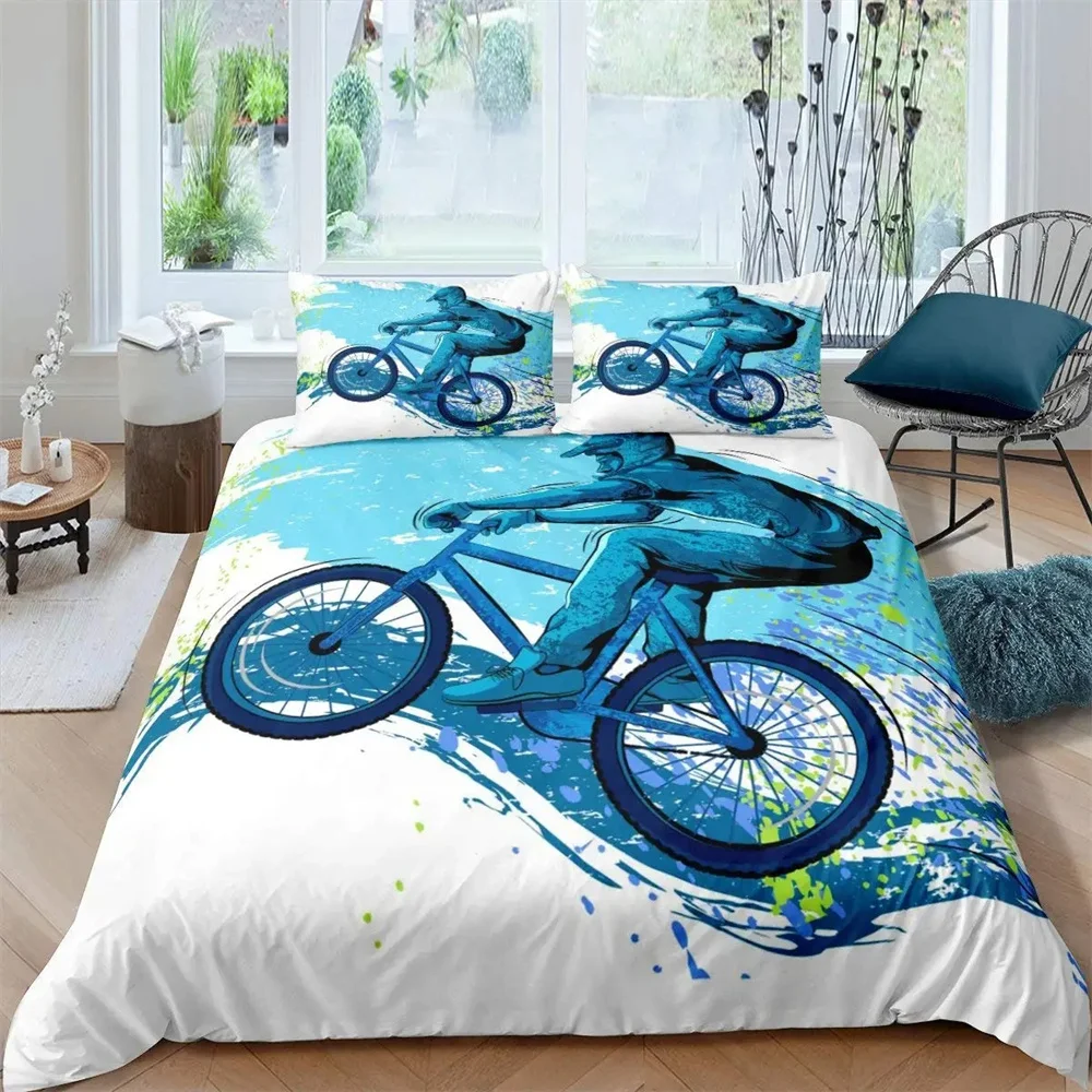Bicycle Duvet Cover Set Microf - Mountain Biking Game reseña y precio