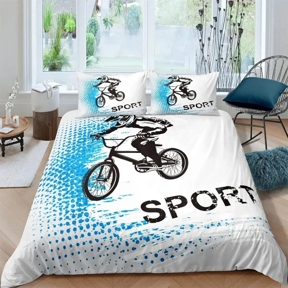 Bicycle Duvet Cover Set Microf - Mountain Biking Game reseña y precio
