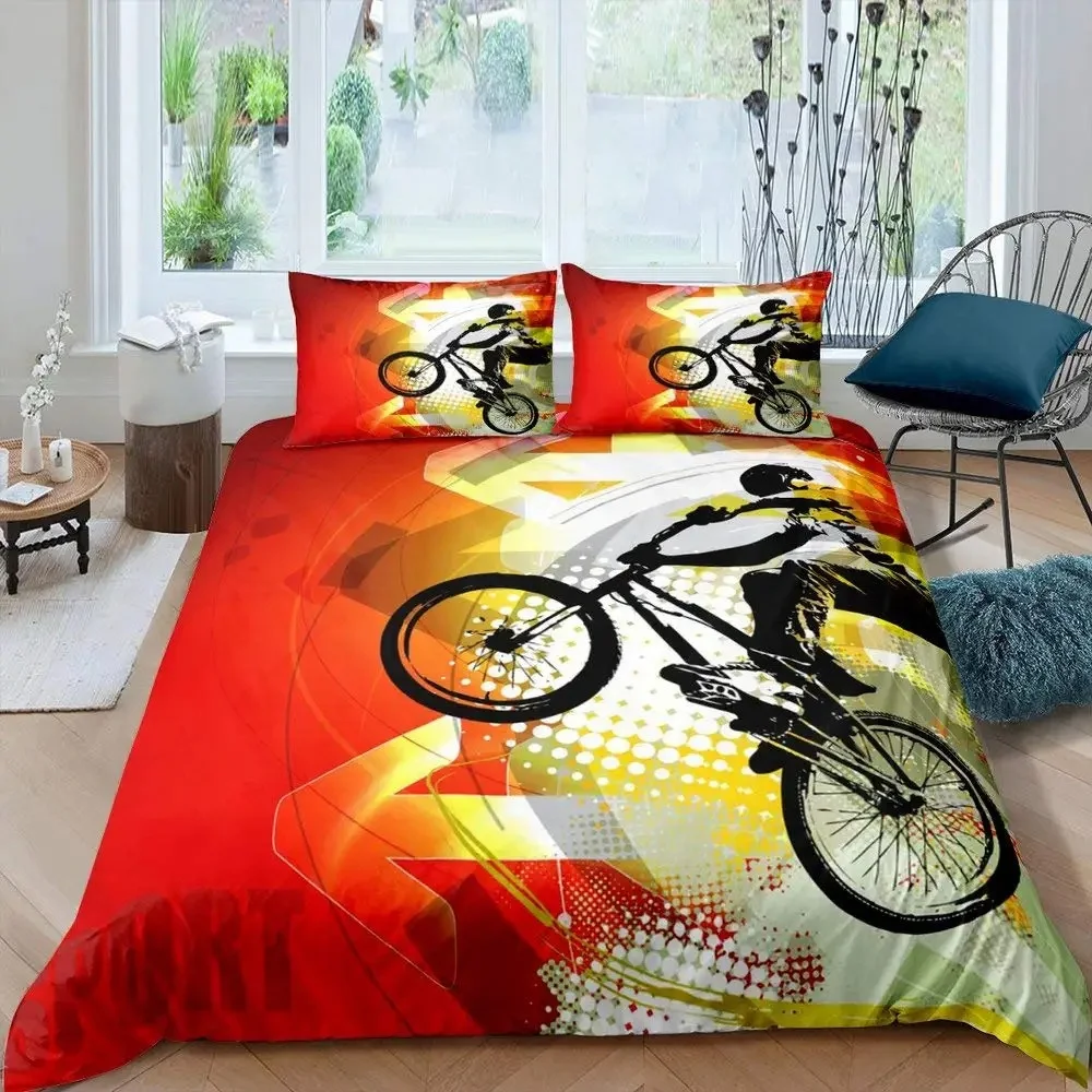 Bicycle Duvet Cover Set Microf - Mountain Biking Game reseña y precio