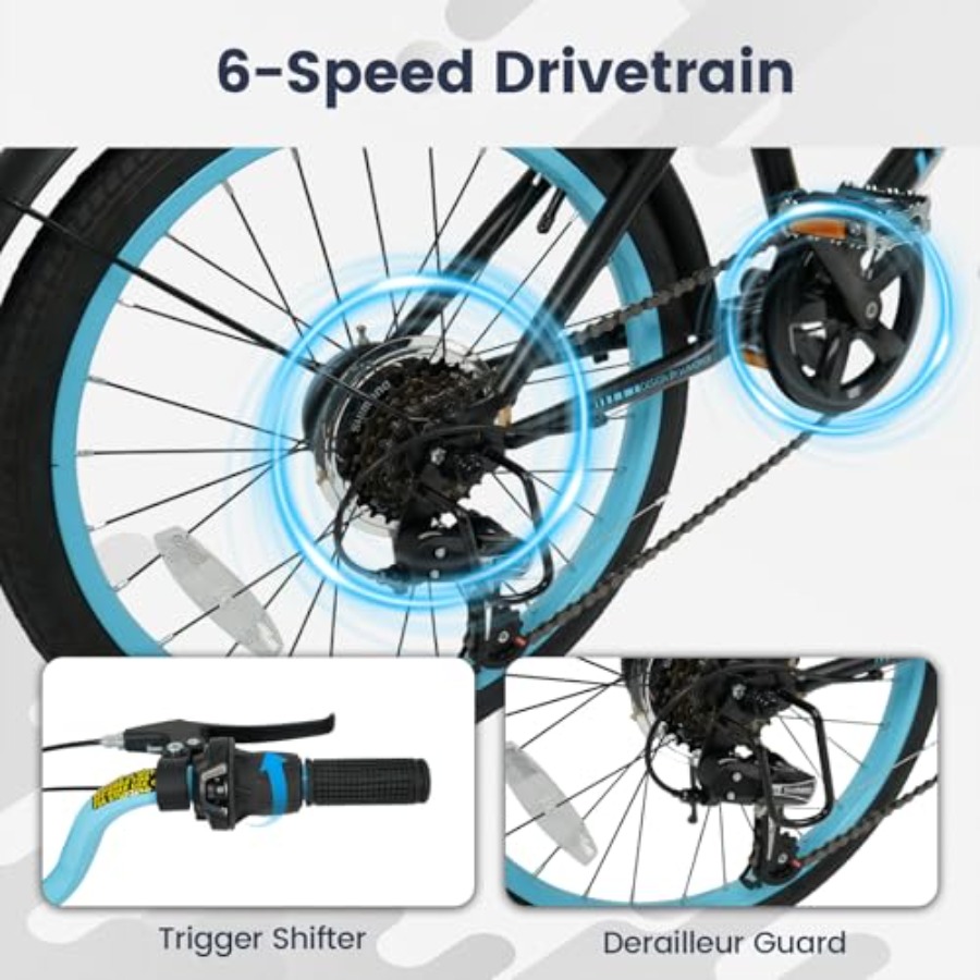 20 Inch Mountain Bike with 7 L - Mountain Biking Lights reseña y precio