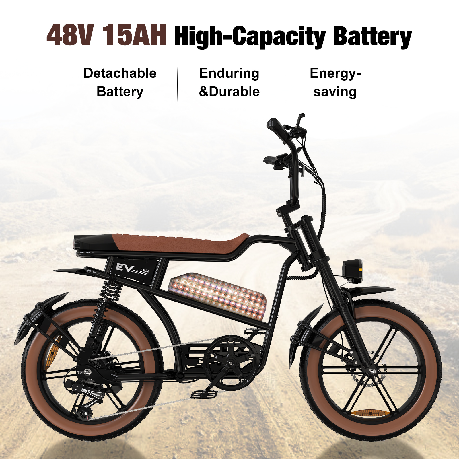 EU UK USA Stock 1000W Fat Bike - Mountain Biking Uk reseña y precio