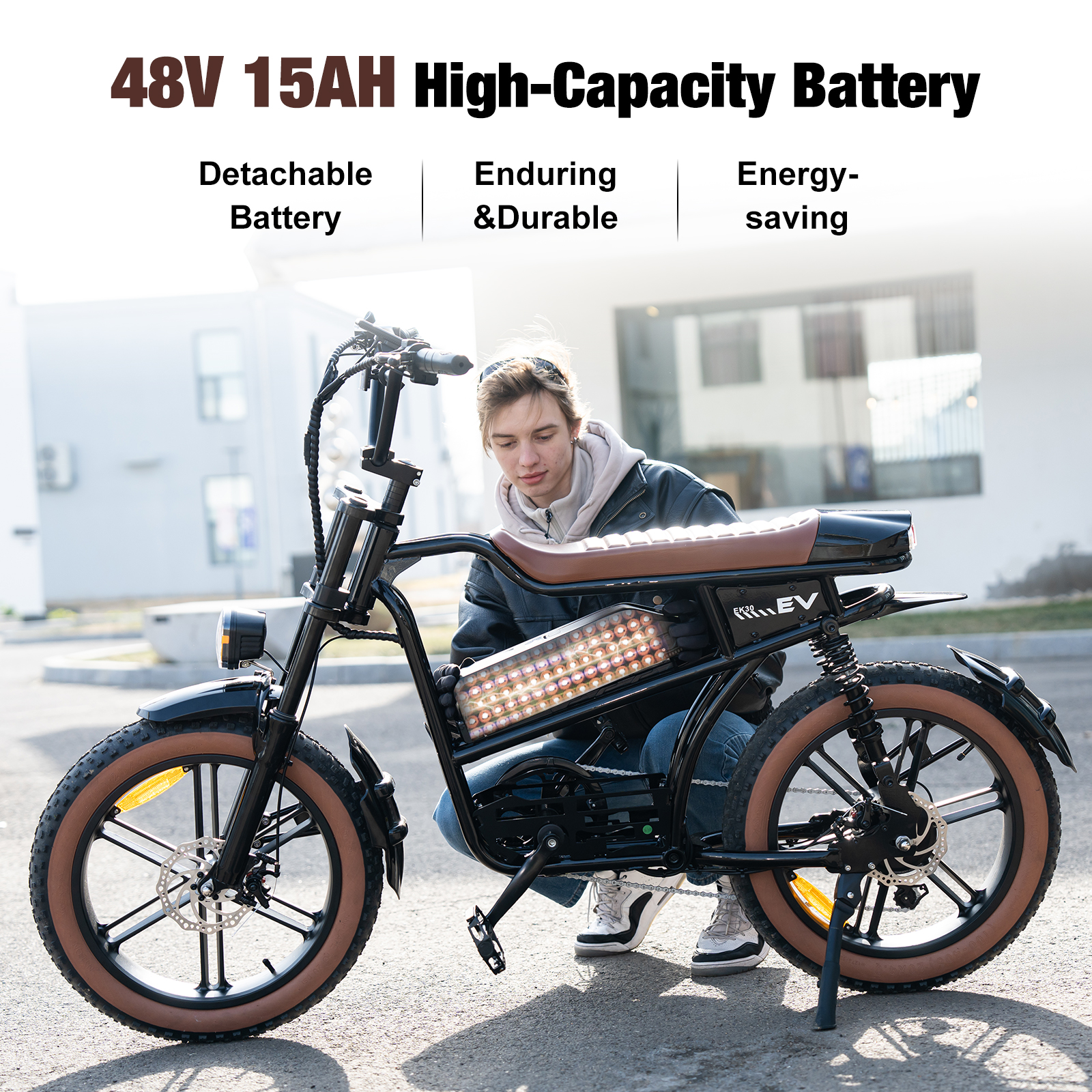 EU UK USA Stock 1000W Fat Bike - Mountain Biking Uk reseña y precio