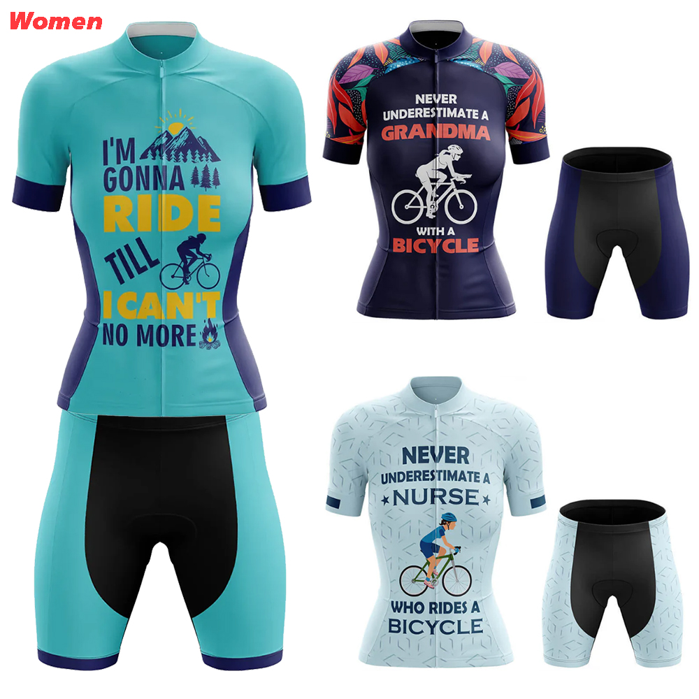 New Grandma Polyester Cycling  - Mountain Biking Outfits Women reseña y precio