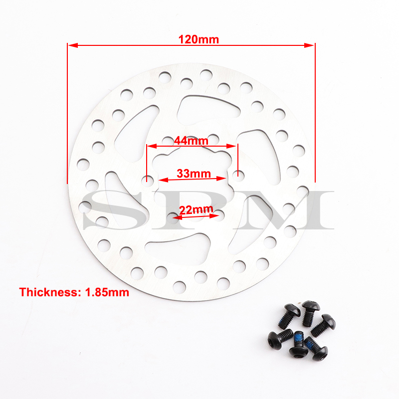 6 hole 120mm Disc Brake Rotor  - Mountain Biking Lights reseña y precio