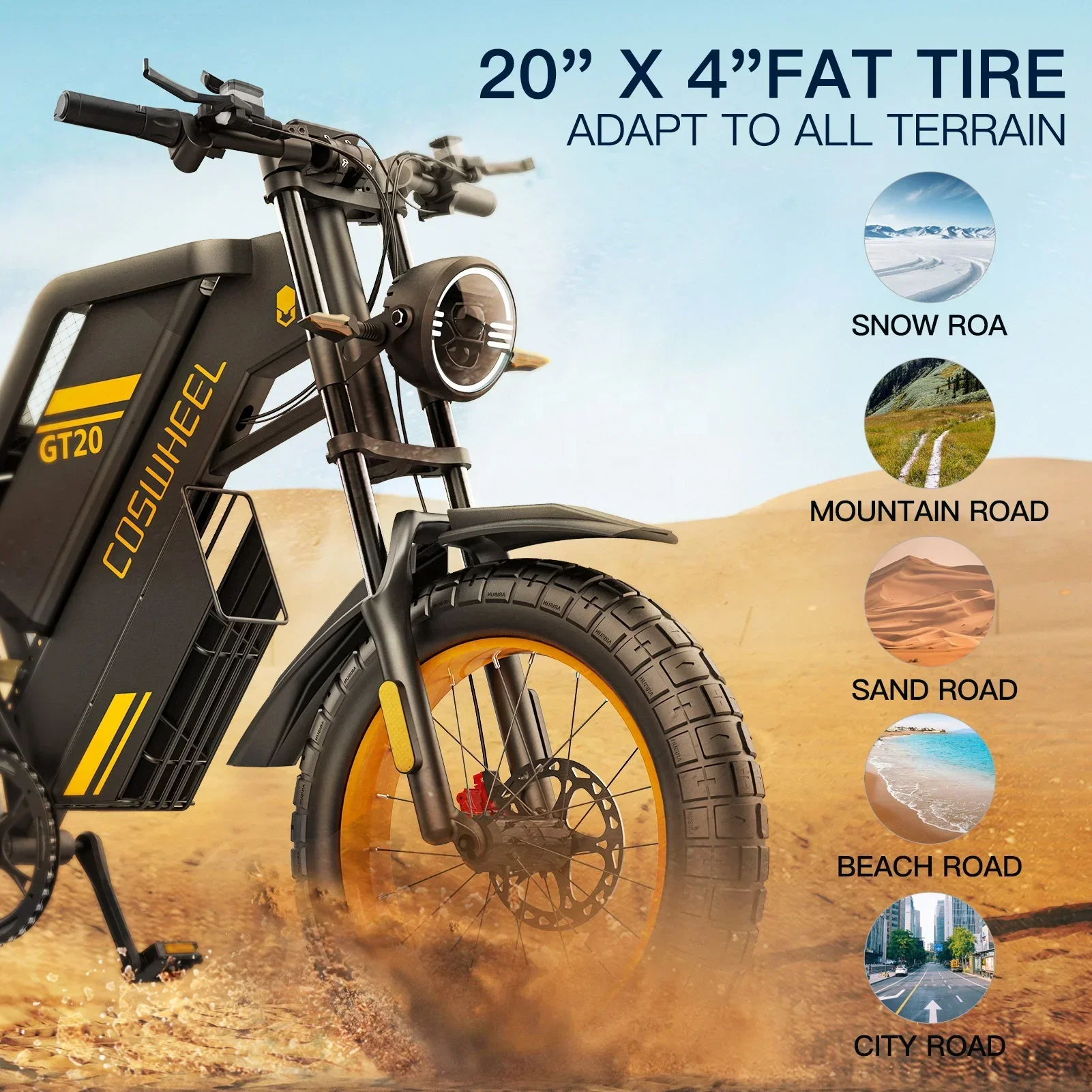 Coswheel GT20 High Speed Adult - Mountain Biking Uk reseña y precio