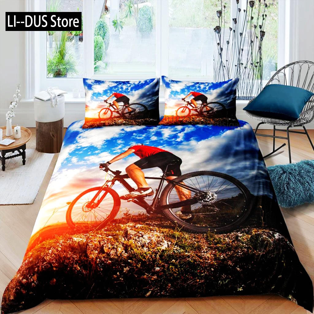 Bicycle Duvet Cover Set Microf - Mountain Biking Game reseña y precio