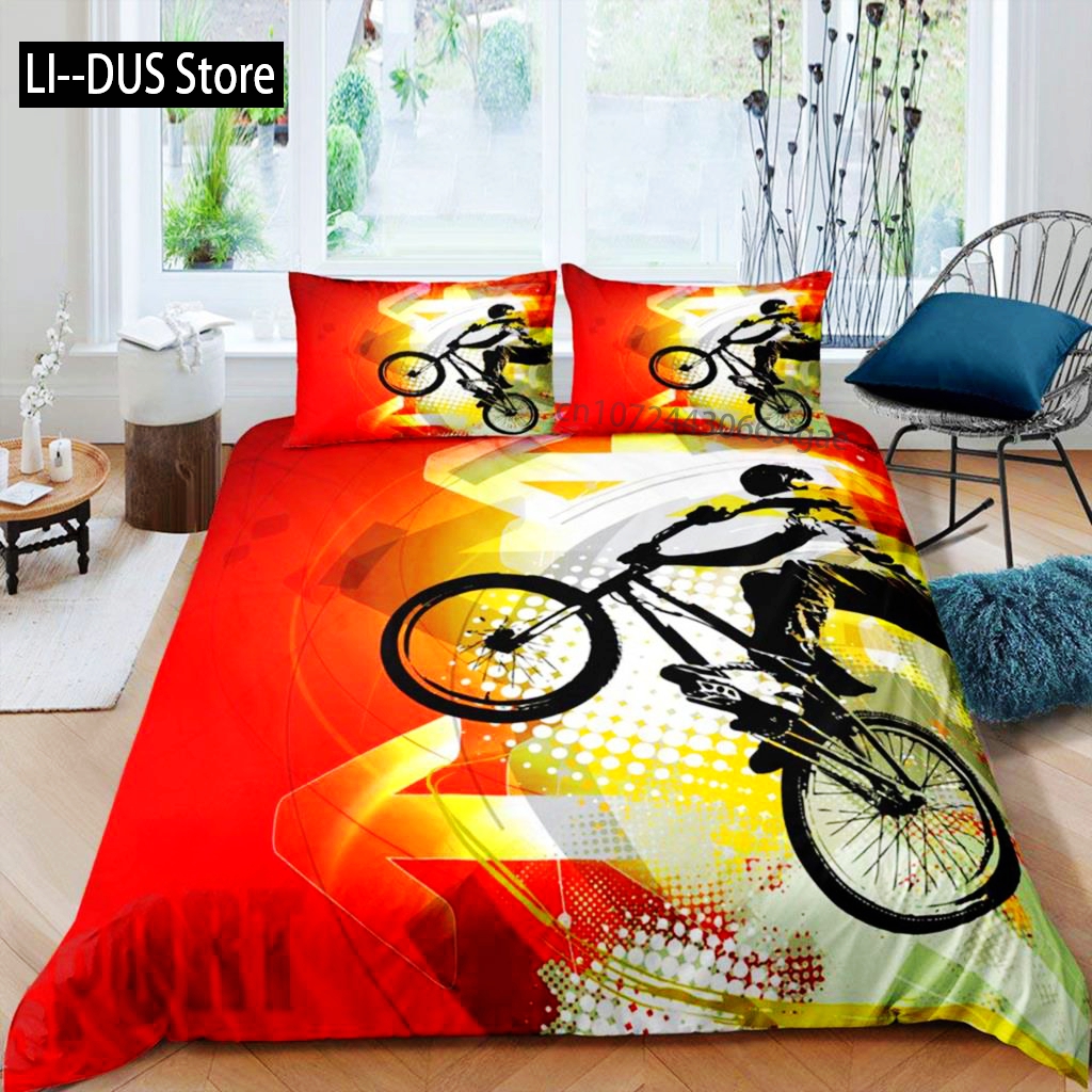 Bicycle Duvet Cover Set Microf - Mountain Biking Game reseña y precio