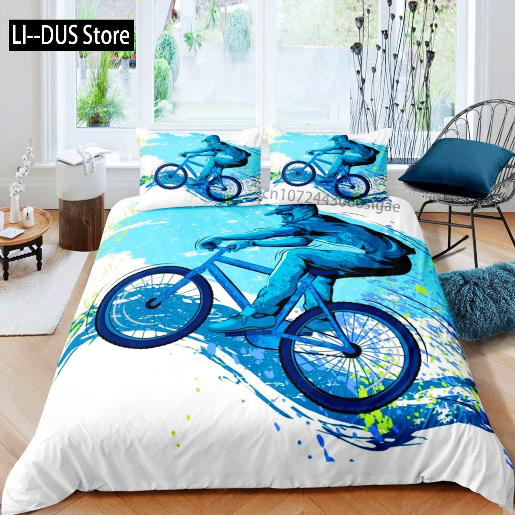 Bicycle Duvet Cover Set Microf - Mountain Biking Game reseña y precio