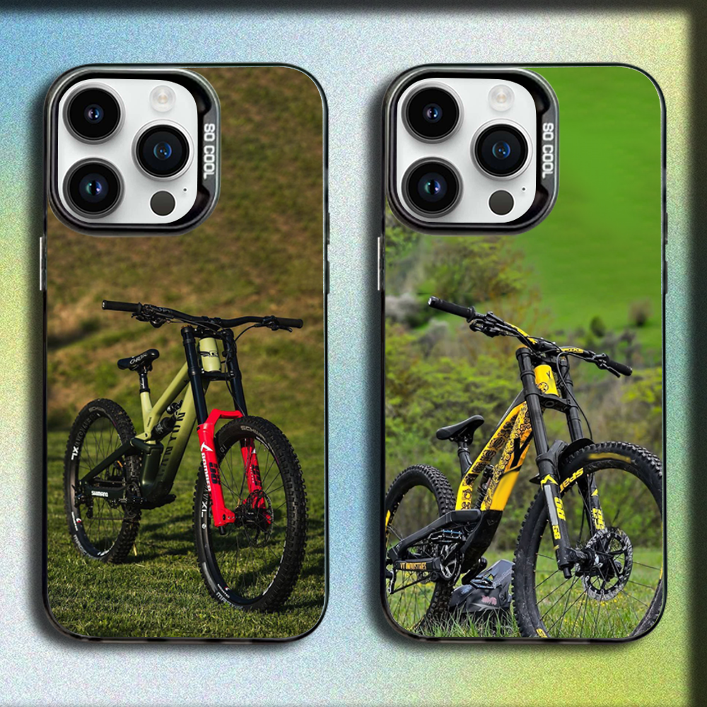 Mountain Bicycle Bike Phone Ca - Mountain Biking Cartoon reseña y precio