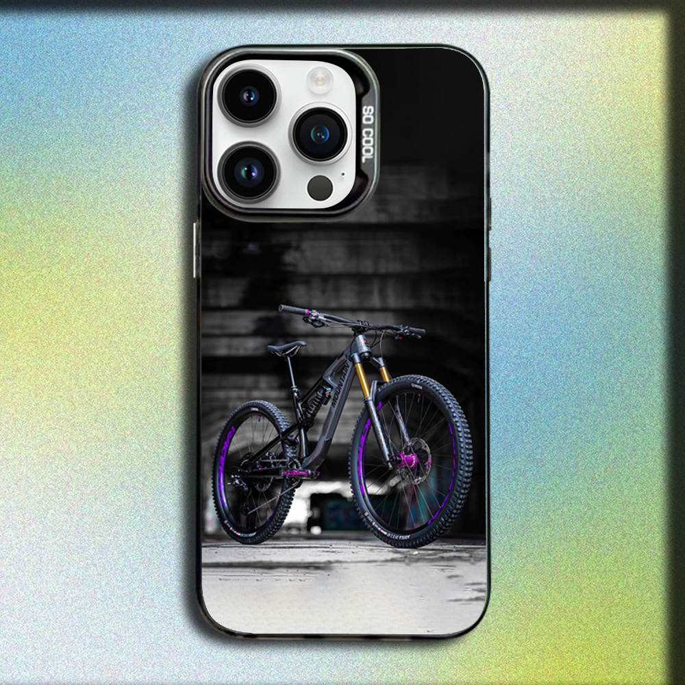 Mountain Bicycle Bike Phone Ca - Mountain Biking Cartoon reseña y precio