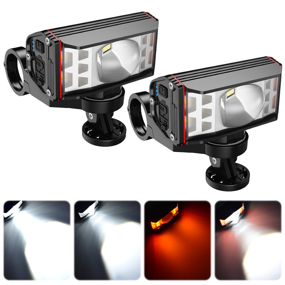 2600/5200mAh LED Bike Handleba - Mountain Biking Lights reseña y precio