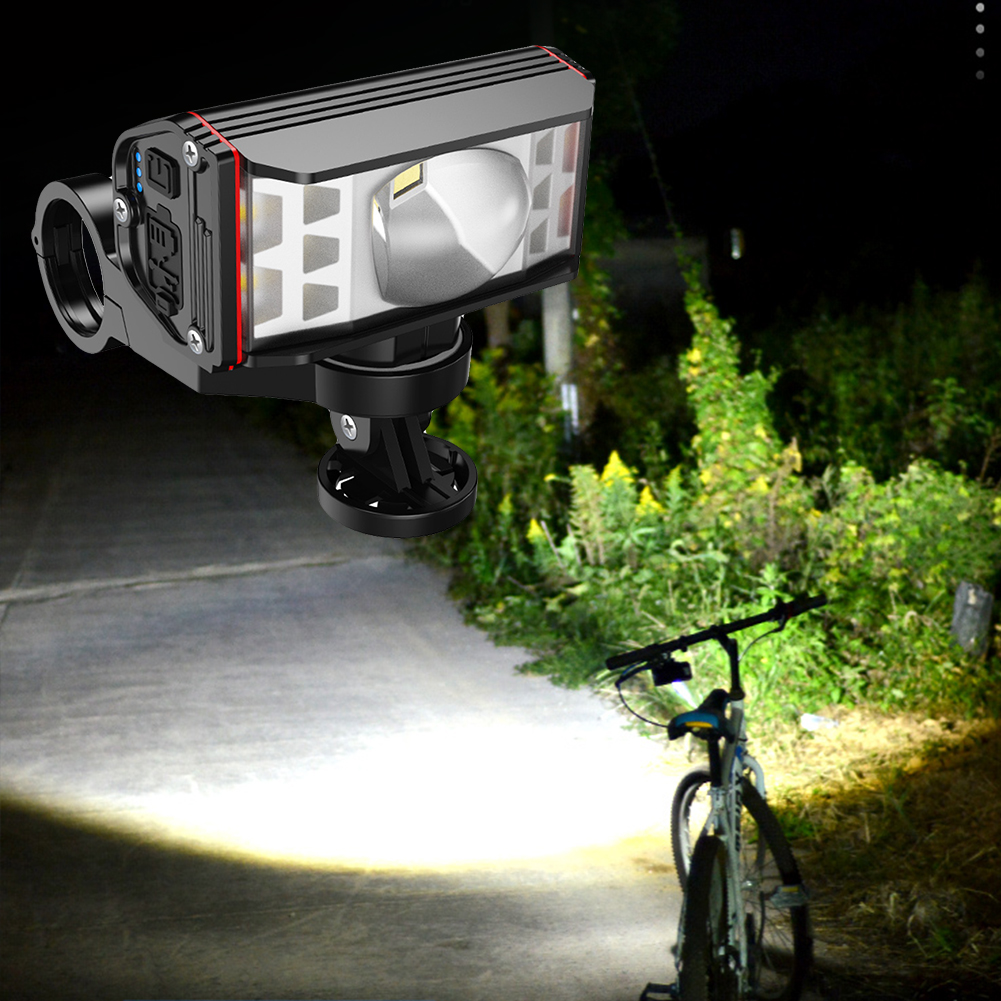 2600/5200mAh LED Bike Handleba - Mountain Biking Lights reseña y precio