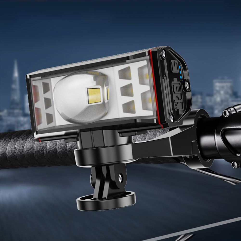 2600/5200mAh LED Bike Handleba - Mountain Biking Lights reseña y precio