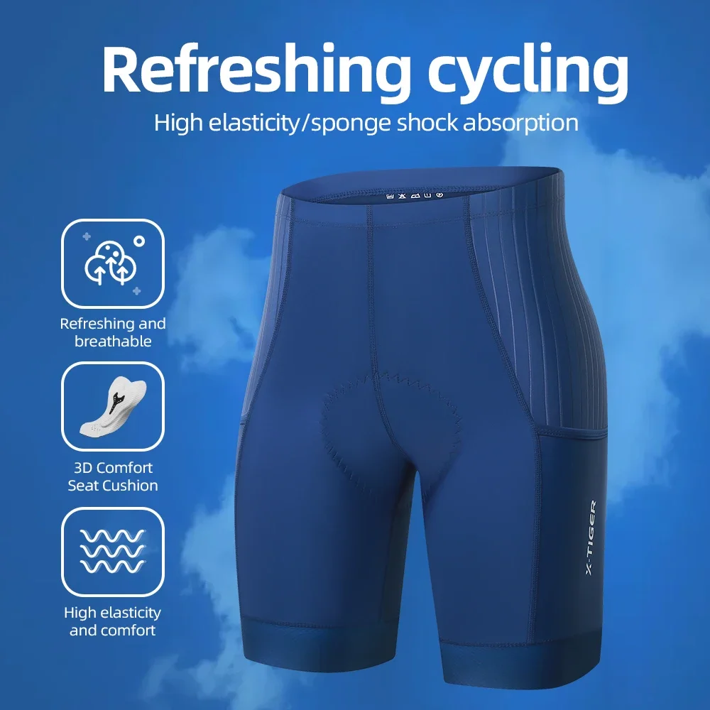 X-TIGER Women's Cycling Shorts - Mountain Biking Shorts Women reseña y precio