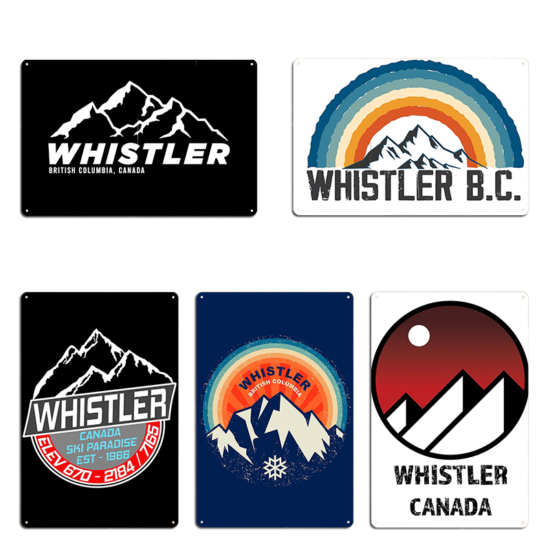 Retro Ski Whistler B.C Canada  - Mountain Biking Whistler reseña y precio