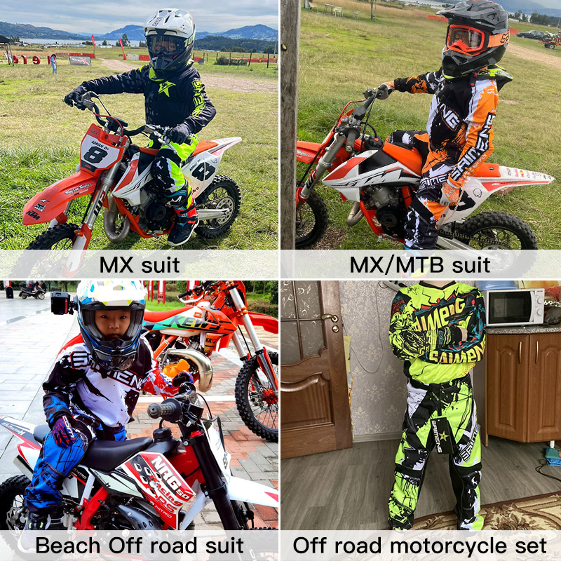 motocross gear set for kids 20 - Mountain Biking Games reseña y precio