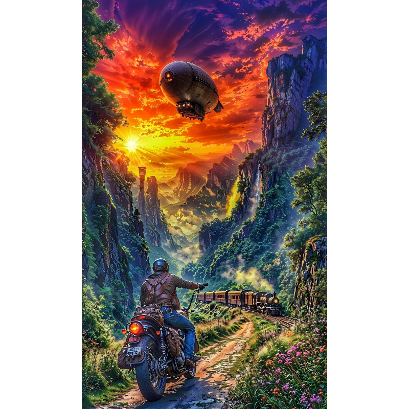 500/1000/1200/2000 PCS Jigsaw  - Mountain Biking Game reseña y precio