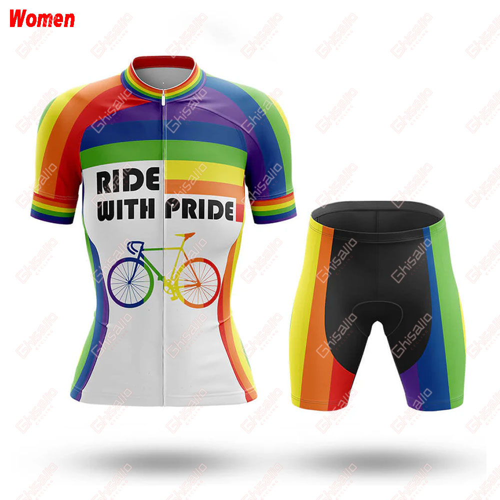 Ride With Pride Polyester Cycl - Mountain Biking Outfits Women reseña y precio