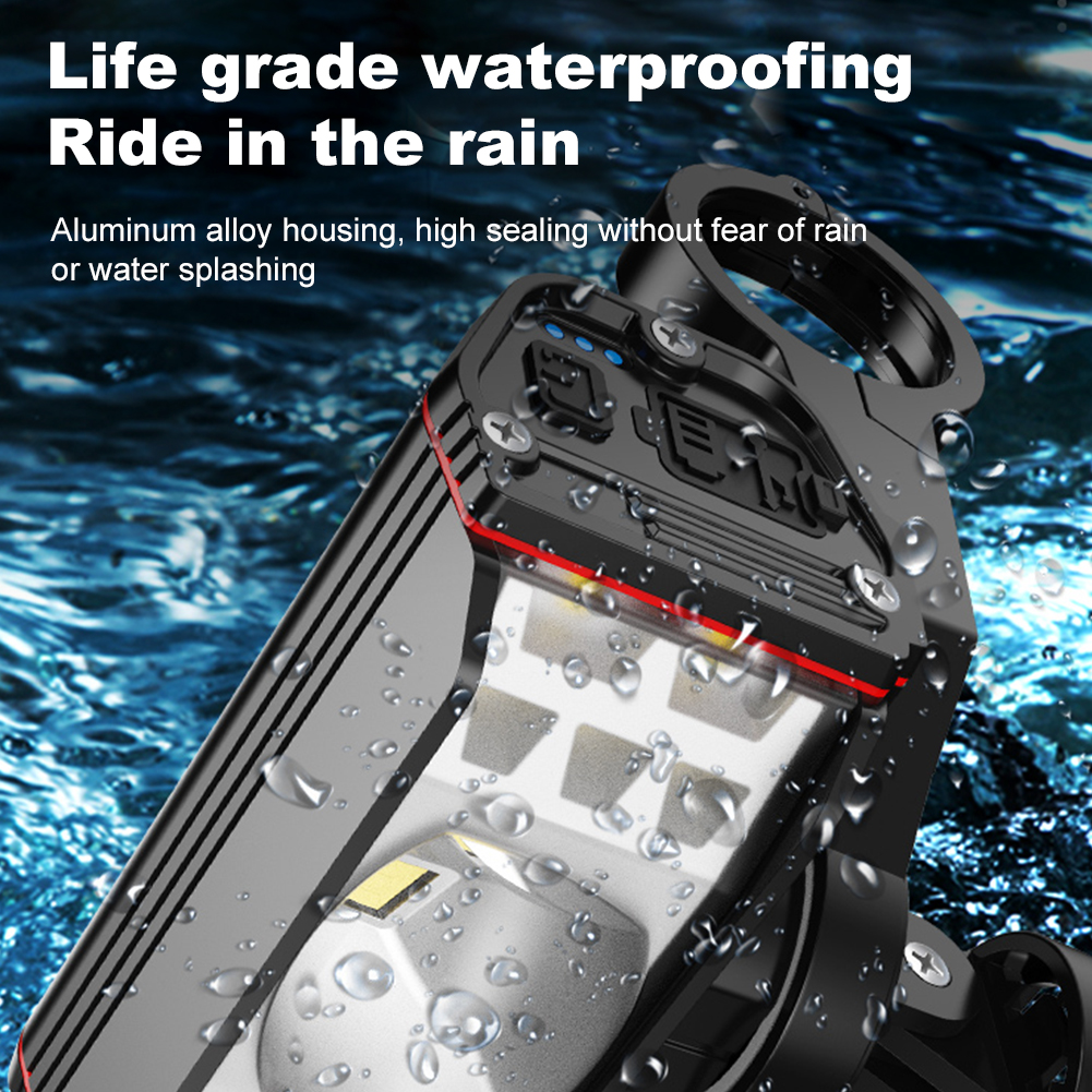 LED Bicycle Front Light USB Re - Mountain Biking Lights reseña y precio