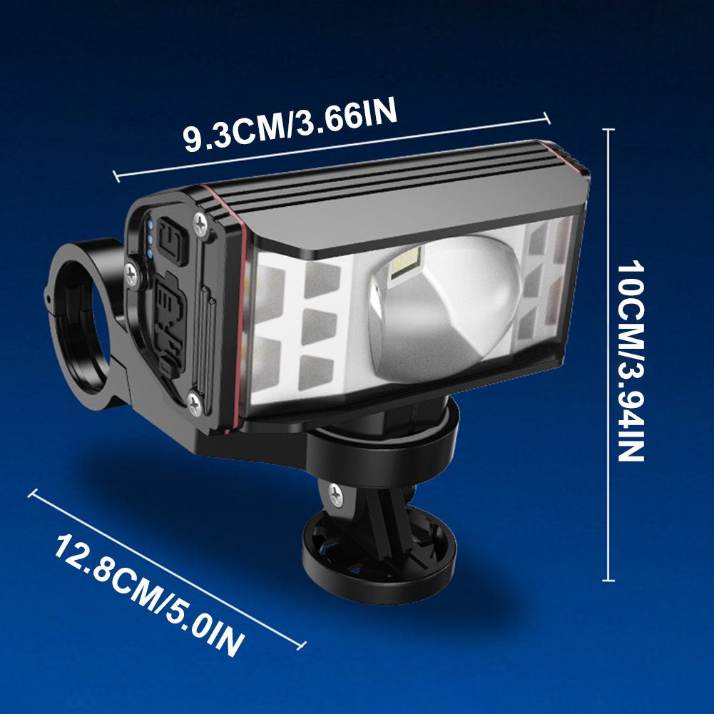 LED Bicycle Front Light USB Re - Mountain Biking Lights reseña y precio