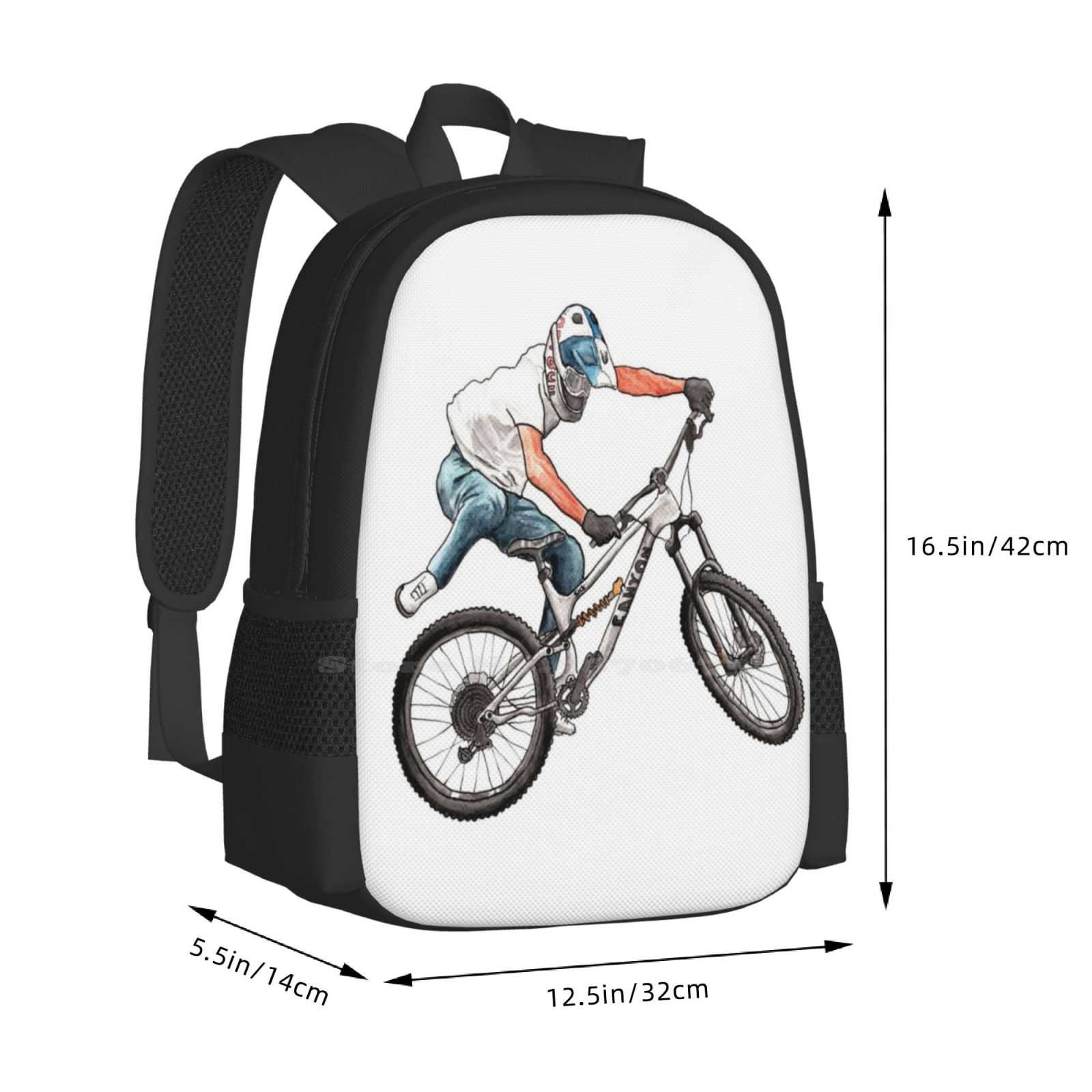Fabio Wibmer Nac-Nac School Ba - Mountain Biking Cartoon reseña y precio