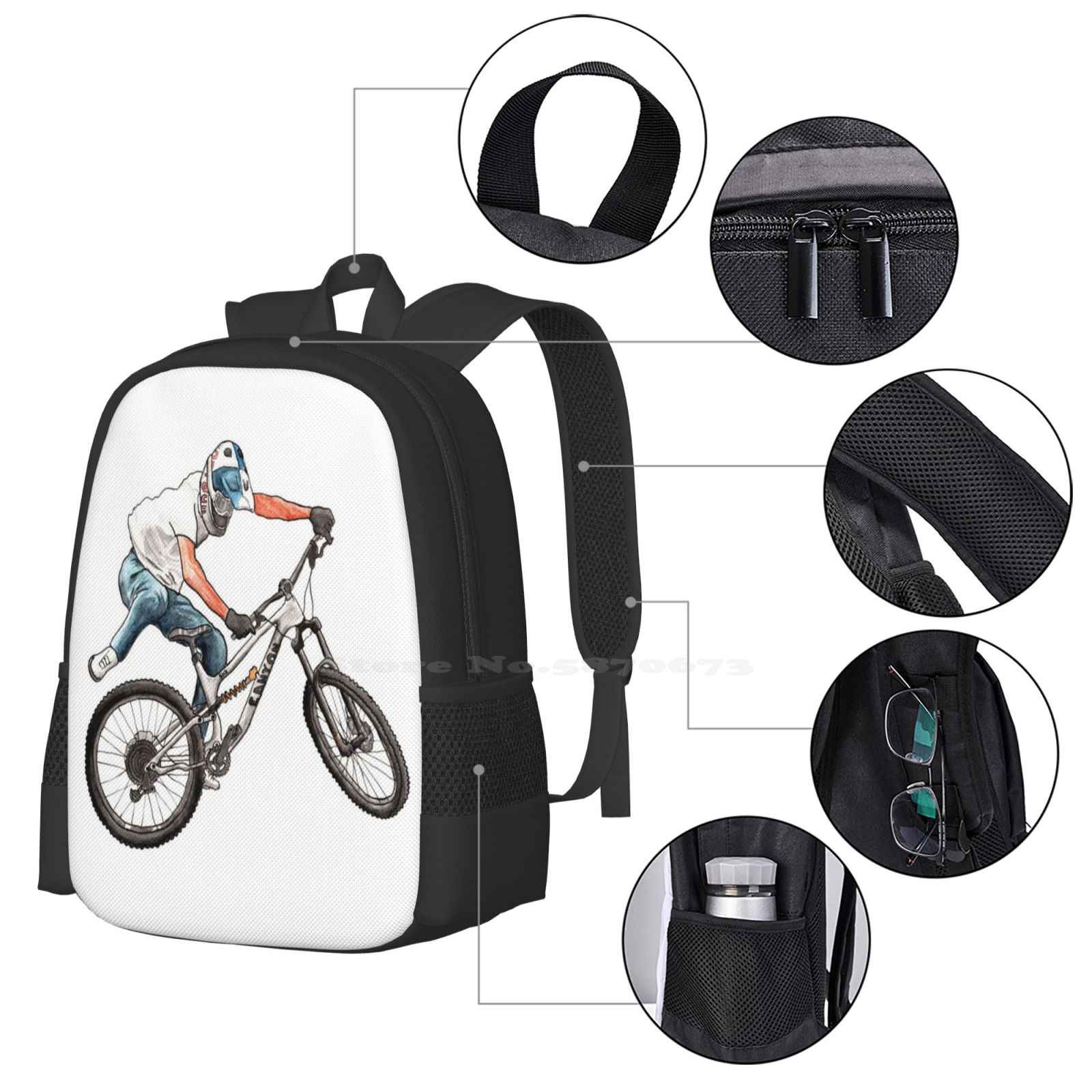 Fabio Wibmer Nac-Nac School Ba - Mountain Biking Cartoon reseña y precio