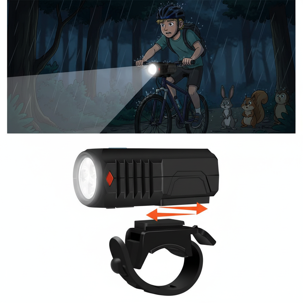 Cycling Bicycle Light With USB - Mountain Biking Lights reseña y precio