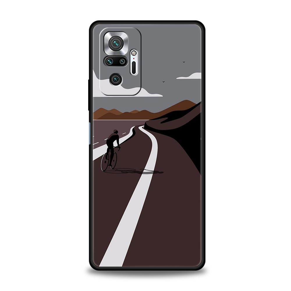 Mountain Bike Cycling art Phon - Mountain Biking Cartoon reseña y precio