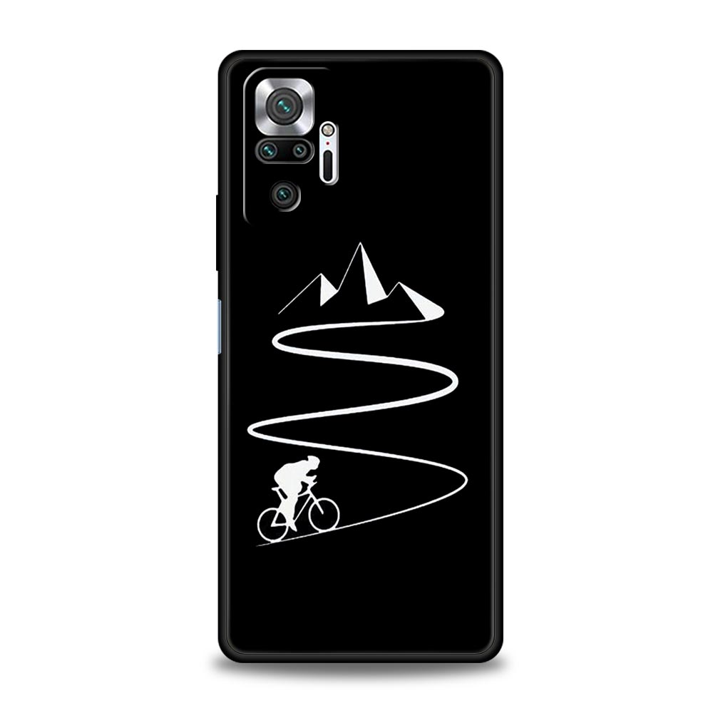 Mountain Bike Cycling art Phon - Mountain Biking Cartoon reseña y precio