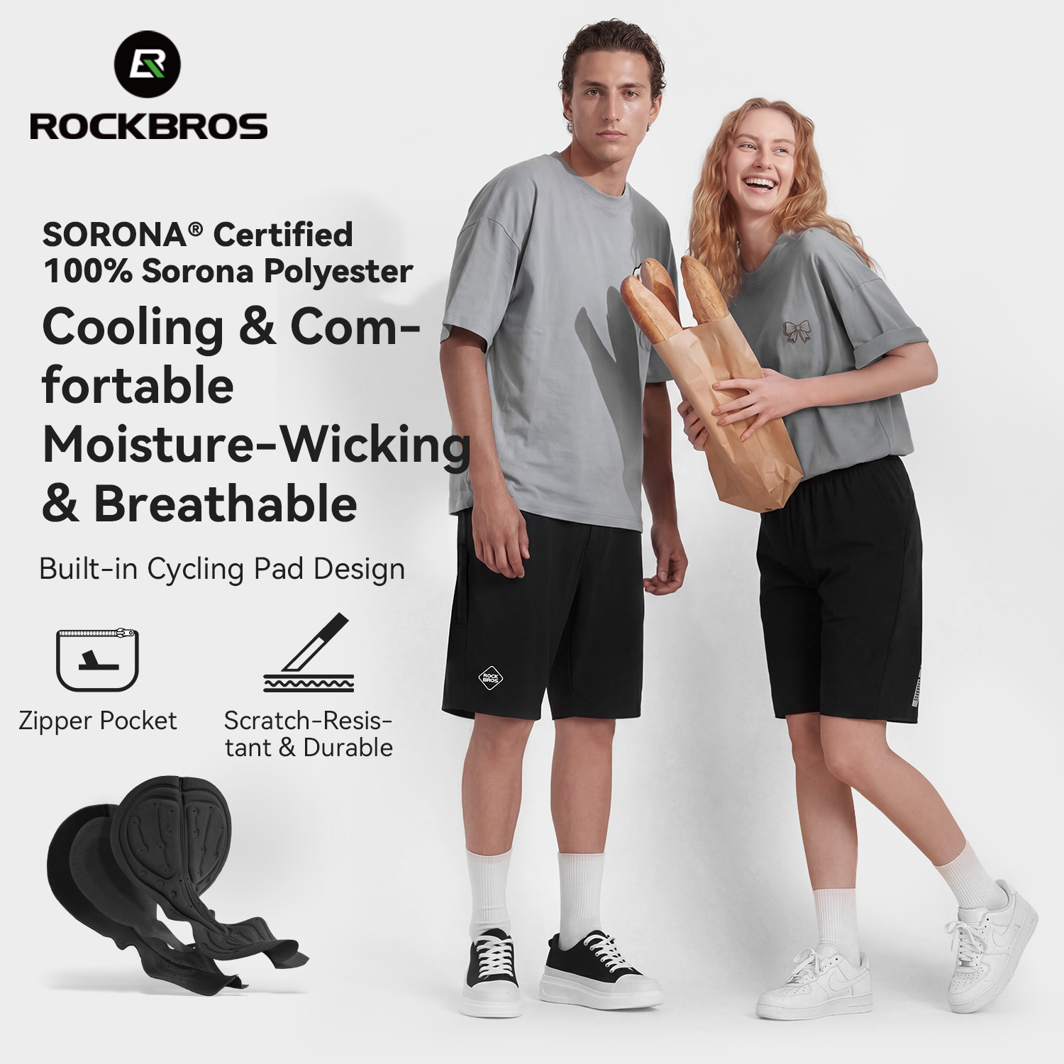 ROCKBROS Cycling Shorts Men Wo - Mountain Biking Shorts Women reseña y precio