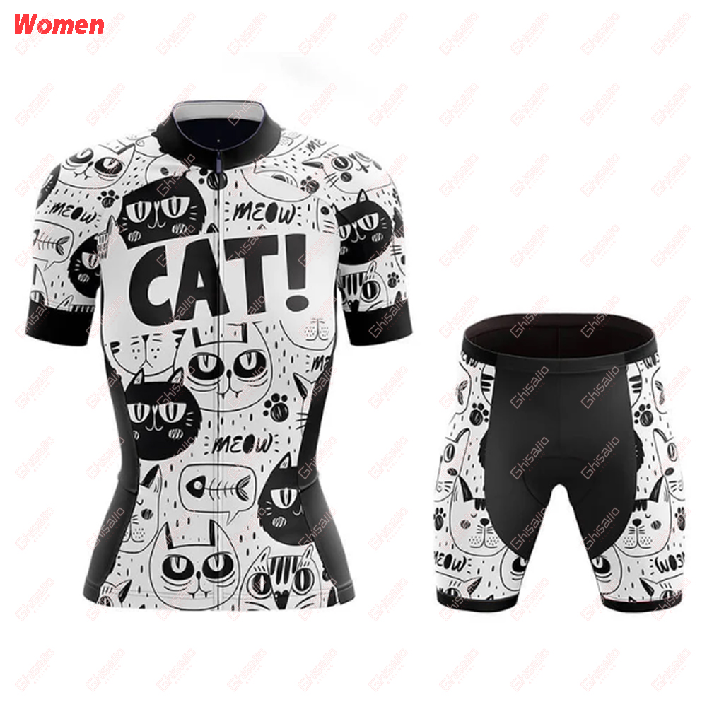 Cat Sleeveless Polyester Cycli - Mountain Biking Outfits Women reseña y precio