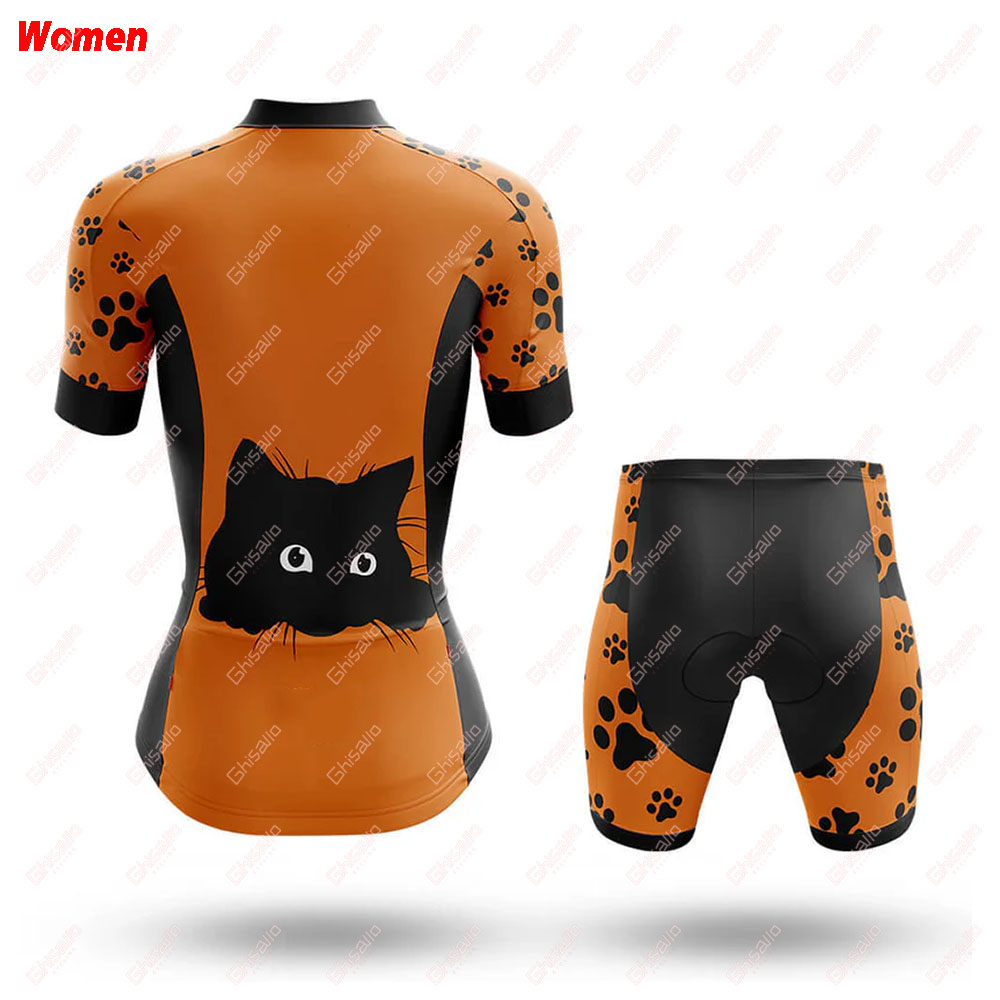 Peek A Boo Cat Polyester Cycli - Mountain Biking Outfits Women reseña y precio