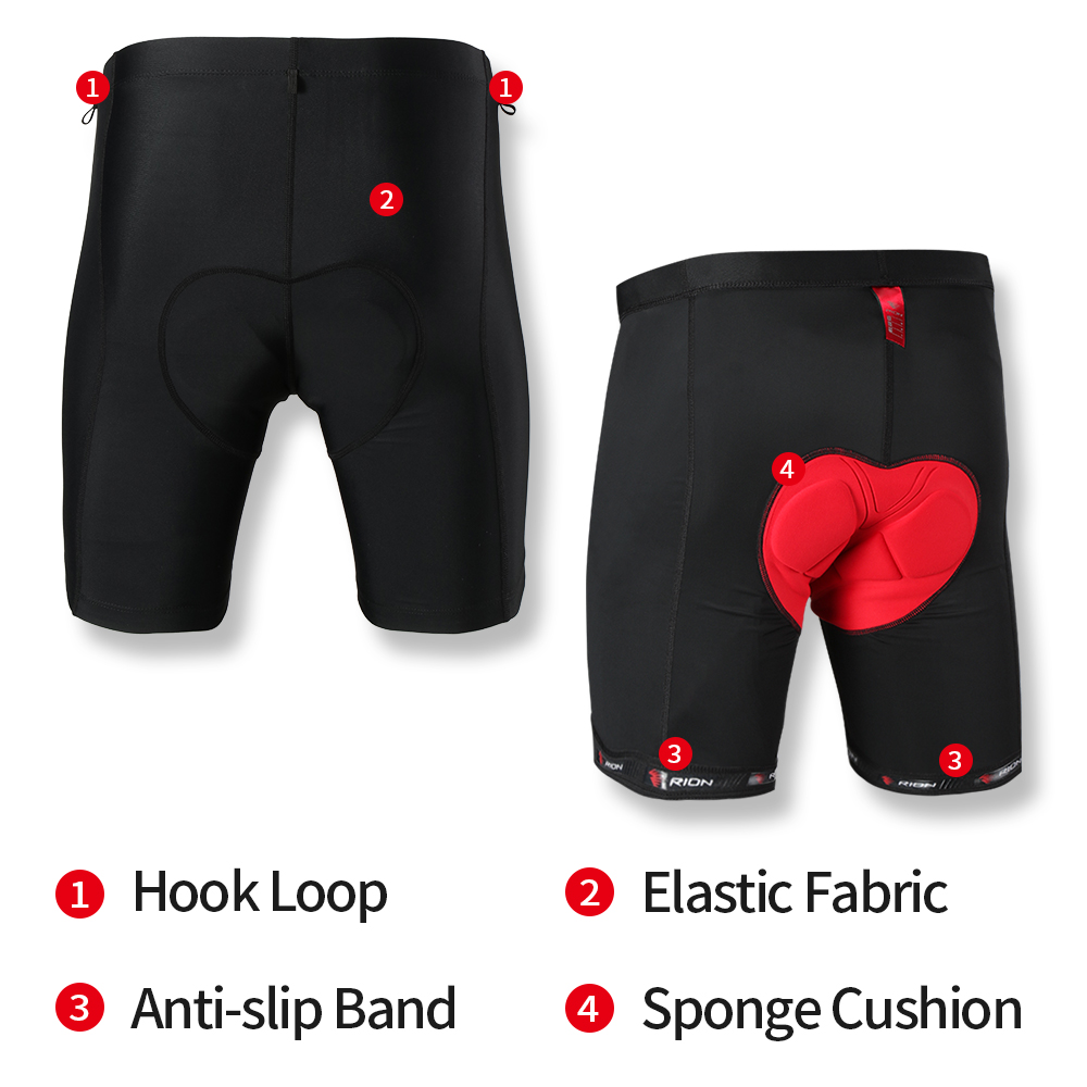 RION Men's Cycling Shorts Deta - Mountain Biking Outfit reseña y precio