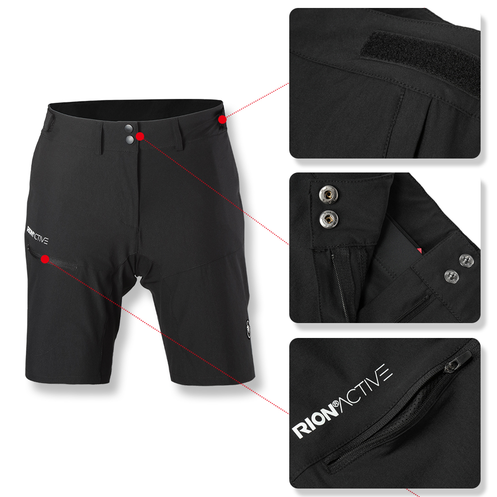 RION Men's Cycling Shorts Deta - Mountain Biking Outfit reseña y precio