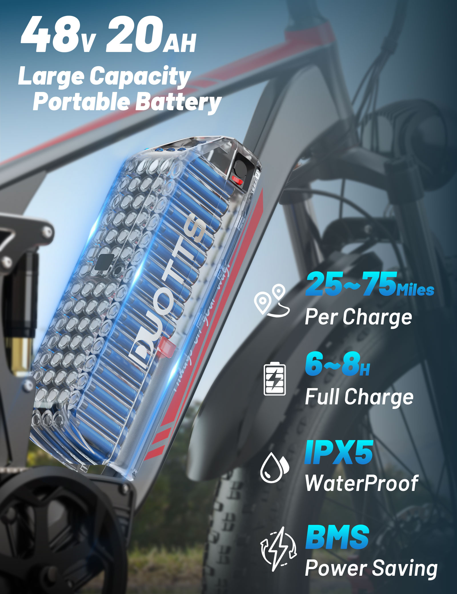 EU UK Stock Duotts S26 48V 20A - Mountain Biking Uk reseña y precio