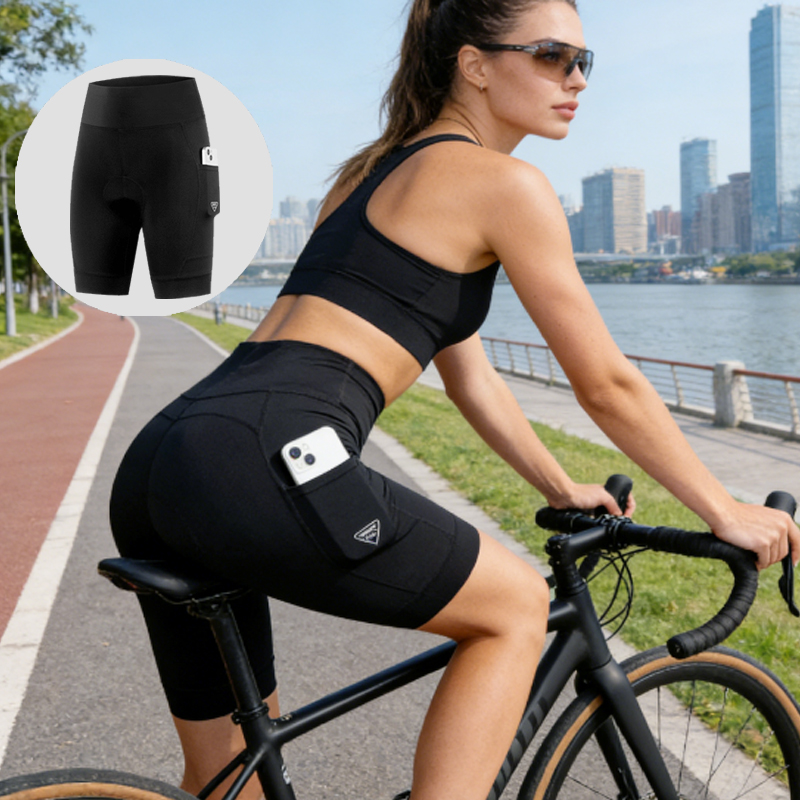 1pcs  Women's 4D Padded Cyclin - Mountain Biking Shorts Women reseña y precio