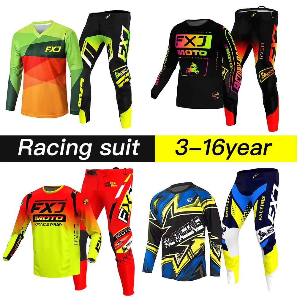 motocross gear set child custo - Mountain Biking Games reseña y precio